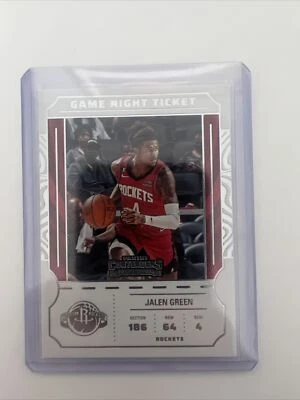 2022 Contenders Basketball Jalen Green Game Ticket Night #17 - Image 1 of 2