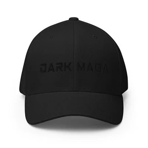 Gorra de béisbol oscura MAGA sutil negra con eslogan de Elon Musk regalo bordado sombrero de papá - Imagen 1 de 11