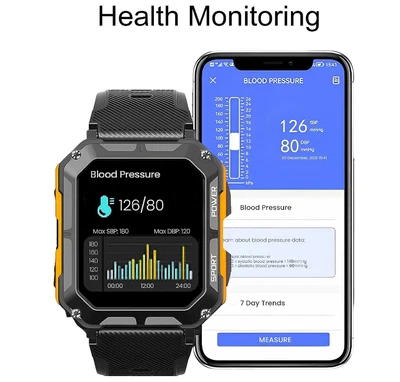 Gard Pro Ultra Smart Watch, Waterproof Rugged Military Bluetooth Call FN - Bild 1 von 4