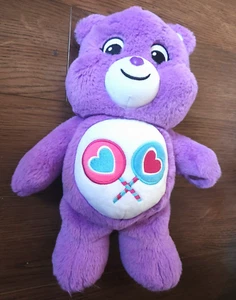 Care Bears Share Bear 14 Zoll 2014 Herz Lutscher Plüschtier - Bild 1 von 3