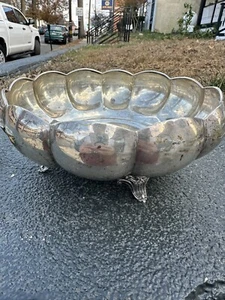 Wonderful Antique 800 Sterling Silver Bowl - Picture 1 of 12