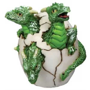 3 Headed Dragon Hatchling Collectible Figurine Statue Sculpture Figure - Picture 1 of 2