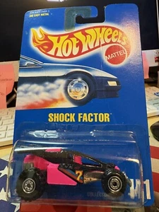 NEW NIP 1991 HOT WHEELS SHOCK FACTOR #141 Blue Card 3164 - Picture 1 of 7
