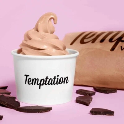 CHICAGO VEGAN FOODS Temptation Vegan Soft Serve Ice Cream Mix 4.1 lbs. CHOCOLATE creamy oat-based