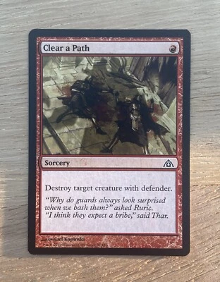 VTG MTG Clear a Path Dragon's Maze Magic the Gathering CCG - Image 1 of 2