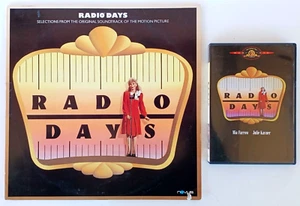 WOODY ALLEN'S - RADIO DAYS - MGM DVD + RADIO DAYS - NOVUS / RCA - LP SOUNDTRACK - Picture 1 of 1