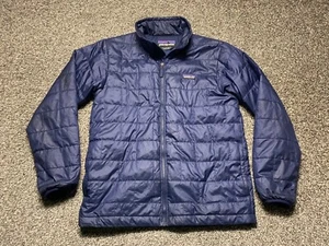 Patagonia Puffer Jacket Kids XL Blue Nano Brick Quilted Primaloft - Picture 1 of 9