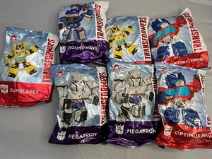 7 Transformers 35th Anniversary Figures Lot Wendy’s Kids Meal New Sealed Set - Picture 1 of 11