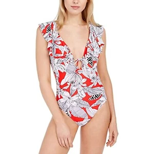 MSRP $119 RACHEL Rachel Roy Women's Standard One Piece Red Size Small - Picture 1 of 4