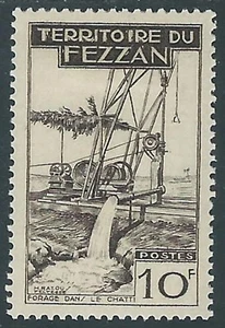 1951 OCCUPAZIONE TERRITORIO MILITARE FEZZAN 10 F MH * - I49-3 - Picture 1 of 1