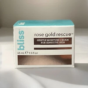 Bliss Rose Gold Rescue Gentle Moisture Cream for Sensitive Skin 1.7 oz - Picture 1 of 1
