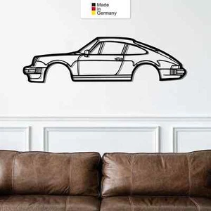 Coche deportivo clásico silueta, mural, decoración de pared adecuado para 911 modelo 930 - Imagen 1 de 9
