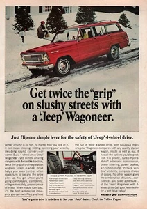 Pubblicità colore originale Jeep Wagoneer 1967 "Due volte l'impugnatura" - Foto 1 di 1