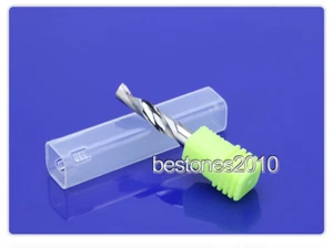Lote de 3 brocas de enrutador de aluminio en espiral de flauta única 3A diapositiva 6 mm 6 mm 32 mm - Imagen 1 de 2