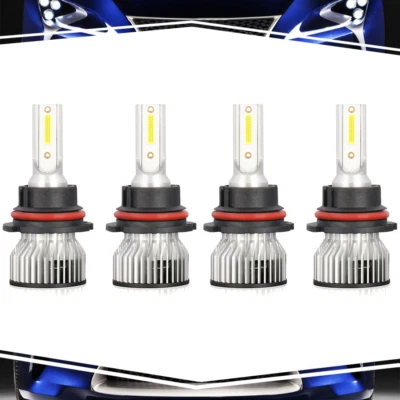 For Mitsubishi Mirage G4 2017 2 Pair 6000K 9007/HB5 Daytime Running Light Bulbs - Image 1 of 4