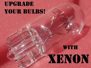 Pair Xenon Dash Light Bulbs Mercedes w123 Instrument Cluster 240 300 C D T - Picture 1 of 1