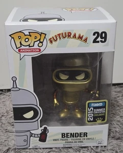 Funko Pop! Animation Futurama Golden Bender 2015 Summer Convention #29 - Bild 1 von 9