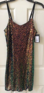 New with tags Girls size 14 (XL) Art Class spaghetti strap sequence dress - Picture 1 of 2
