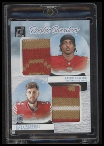 Suéter de vacaciones 2024 Donruss #RHD-SF Jacob Cowing/Ricky Pearsall novato dobles - Imagen 1 de 2