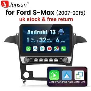 For Ford S-Max 2007-2015 Android 13 Carplay Car Stereo Radio GPS Head Unit WIFI - Picture 1 of 19