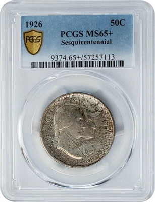 1926 Sesquicentennial Half 50c MS65+ PCGS Secure 950123-4 - Image 1 of 4