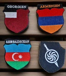 4 Chevrons der Transkaukasischen Legionen der Wehrmacht und Waffen SS. - Bild 1 von 4