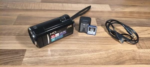 JVC HD Everio GZ-HM301 BEK  Video Camera Camcorder Tested Working  + Memory Card - Picture 1 of 13