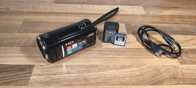 JVC HD Everio GZ-HM301 BEK  Video Camera Camcorder Tested Working  + Memory Card - Image 1 of 4
