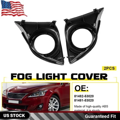 Par de luces antiniebla delanteras negras para Lexus IS250 IS350 2011-2013 lado izquierdo + derecho Foto 1 de 4