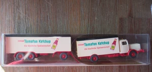 Wiking Lkw Büssing Koffer-Lastzug "Kraft Ketchup" 88627 in OVP - Bild 1 von 2