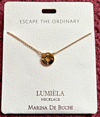 Nuevo Collar Lumiela Marina De Buchi Forma Brújula Ajustable Sin Níquel Foto 1 de 3