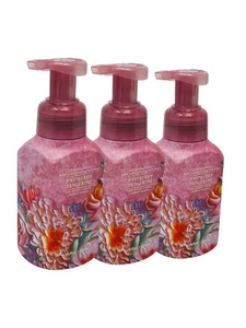 3 BATH & BODY WORKS RASPBERRY TANGERINE GENTLE CLEAN FOAMING HAND SOAP NEW - Picture 1 of 4