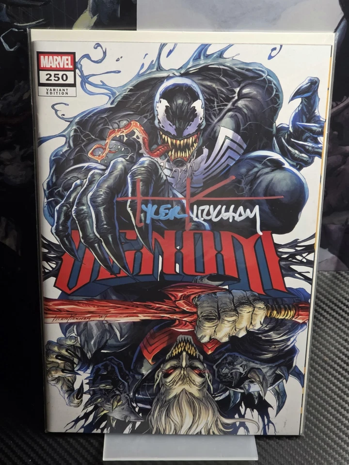 FIRMA PREMIUM CON CERTIFICADO DE AUTENTICIDAD VENOM 250 TYLER KIRKHAM EXCLUSIVO LTD NYCC 2025 Foto 1 de 1