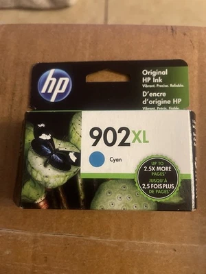 HP 902XL Cyan High Yield Ink Cartridge EXP 02/2024 BRAND NEW - Image 1 of 2