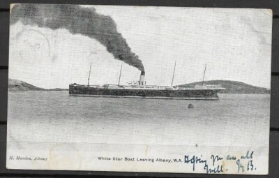 ENVÍO POSTAL AUSTRALIA OCCIDENTAL 1900 a GRAN BRETAÑA FVF VER IMAGEN Foto 1 de 2