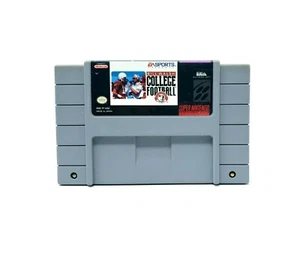 Bill Walsh College Football (Super Nintendo Entertainment System) autentico SNES - Foto 1 di 4