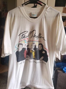 Vintage Paul Shaffer & the world's most dangerous band T-shirt XL Letterman  - Picture 1 of 9