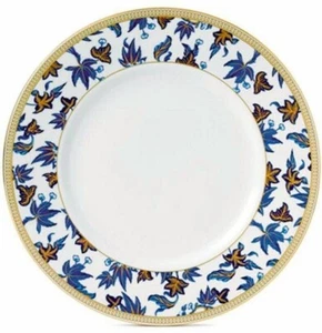 Piatto accento ibisco Wedgwood 9 pollici fiori blu nuovo - Foto 1 di 2
