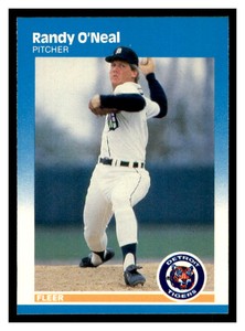 1987 Fleer #159 RANDY O'NEAL Detroit Tigers