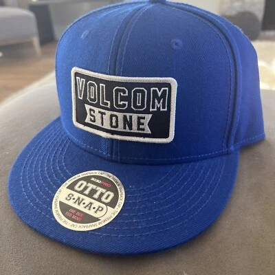 *RARE* Volcom Otto 3030 Pro Wordmark High Crown Wool Blend Snapback Hat Cap NWT - Image 1 of 4