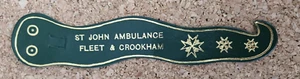 ➔ ST. JOHN FLEET & AMBULANCE CROOKHAM ➔ LESEZEICHEN ➔ Leder *aus Sammlung* 005 - Picture 1 of 1