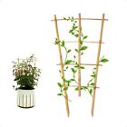 3Pack Bamboo Trellis 16 Inch Fan Shaped Small Plant Trellis for Indoor Potted...