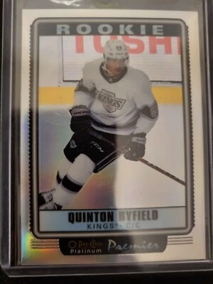 Quinton Byfield 2021-22 O-Pee-Chee Platinum Premier RC #OP38 Los Angeles Kings - Image 1 of 2