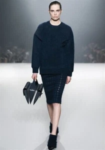 ALEXANDER WANG RACKETEER SHOULDER BAG: ENVELOPE TWINS crossbody gray Runway - Bild 1 von 18