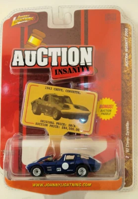 Johnny Lightning 2008 Auction Insanity "1963 Chevy Corvette" - Image 1 of 4