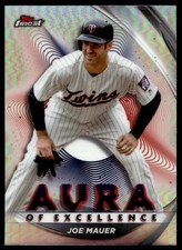 2022 Finest Aura of Excellence Joe Mauer Minnesota Twins #AE-JMA