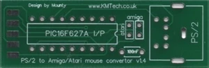 MKIII Amiga/Atari PS/2 convertitore adattatore mouse con ponticello interruttore modalità fai da te - Foto 1 di 3