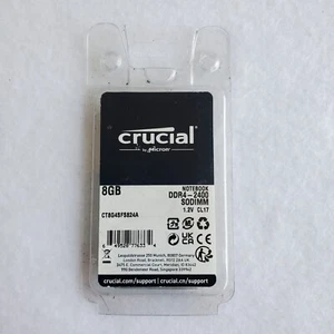 Crucial 8GB DDR4 2400Mhz Laptop SODIMM PC4-19200 260pin Arbeitsspeicher RAM CT8G4SFS824A - Bild 1 von 3