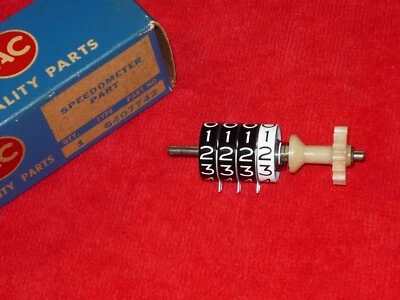NOS 1963 - 64 别克行程里程表 AC 6407742 所有型号 带广告 原始设备制造商 速度表 — 第 1/4 张图片