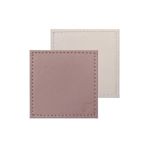 Posavasos / posavasos de vidrio rosa viejo / piedra, juego de 4 DUO - Freeform - Imagen 1 de 5